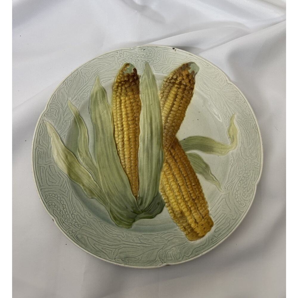 Mojolica Corn Keller & Guerin Saint Clement Plate 8.5”